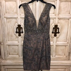 Jovani Beaded Cocktail Dress